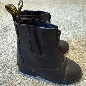 Saxon Girls Paddock Boots Size 12 Brown